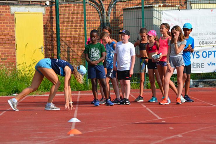 Activités du club d'athéltisme à La Louvière